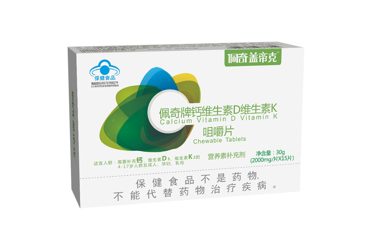 必发365牌钙维生素D维生素K品味片